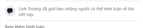 Cô nàng chủ động khóa bình luận để tránh thị phi từ cư dân mạng.